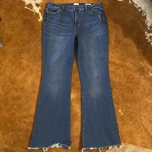 Wonderly High Rise Flare Jeans 16W